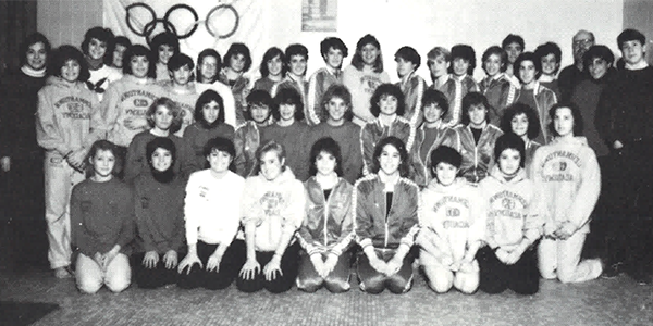 1986 Girls' Varsity Swim Team