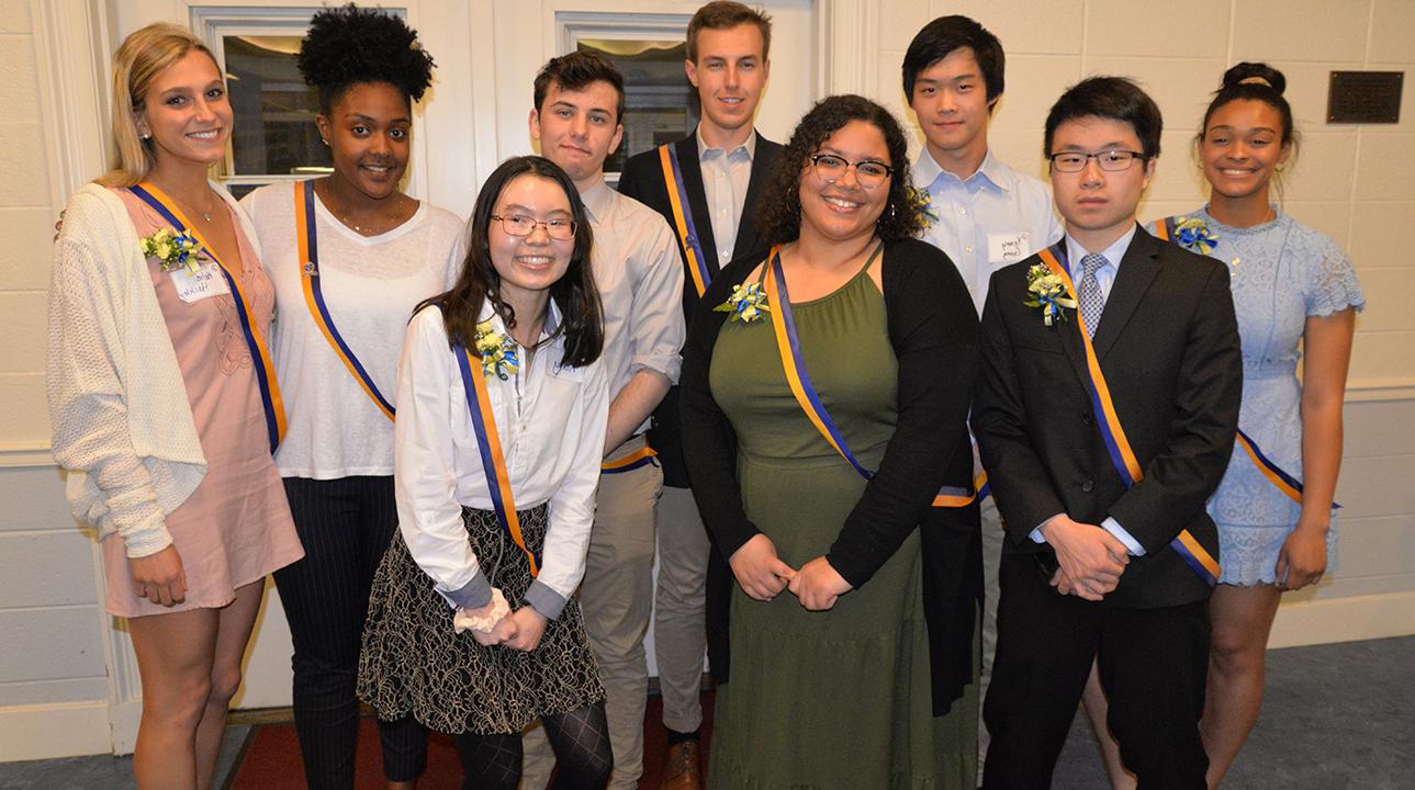 Upper School Students Honored at Modern Language Induction Ceremony